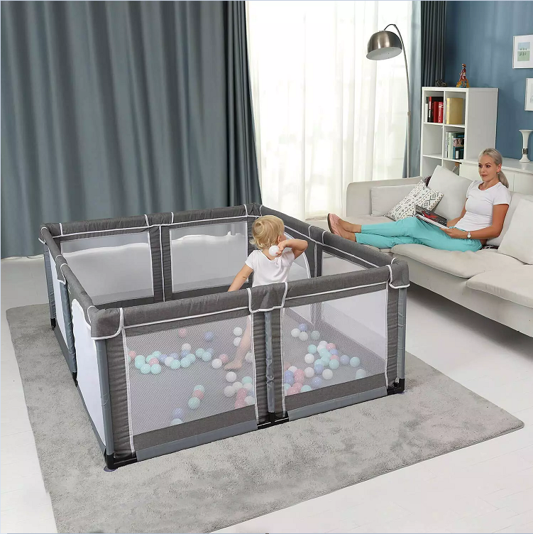 Large Size Toddler Activity Center – Foldable Kids Playpen & Play Yard Fence for Indoor/Outdoor Use - Image 3