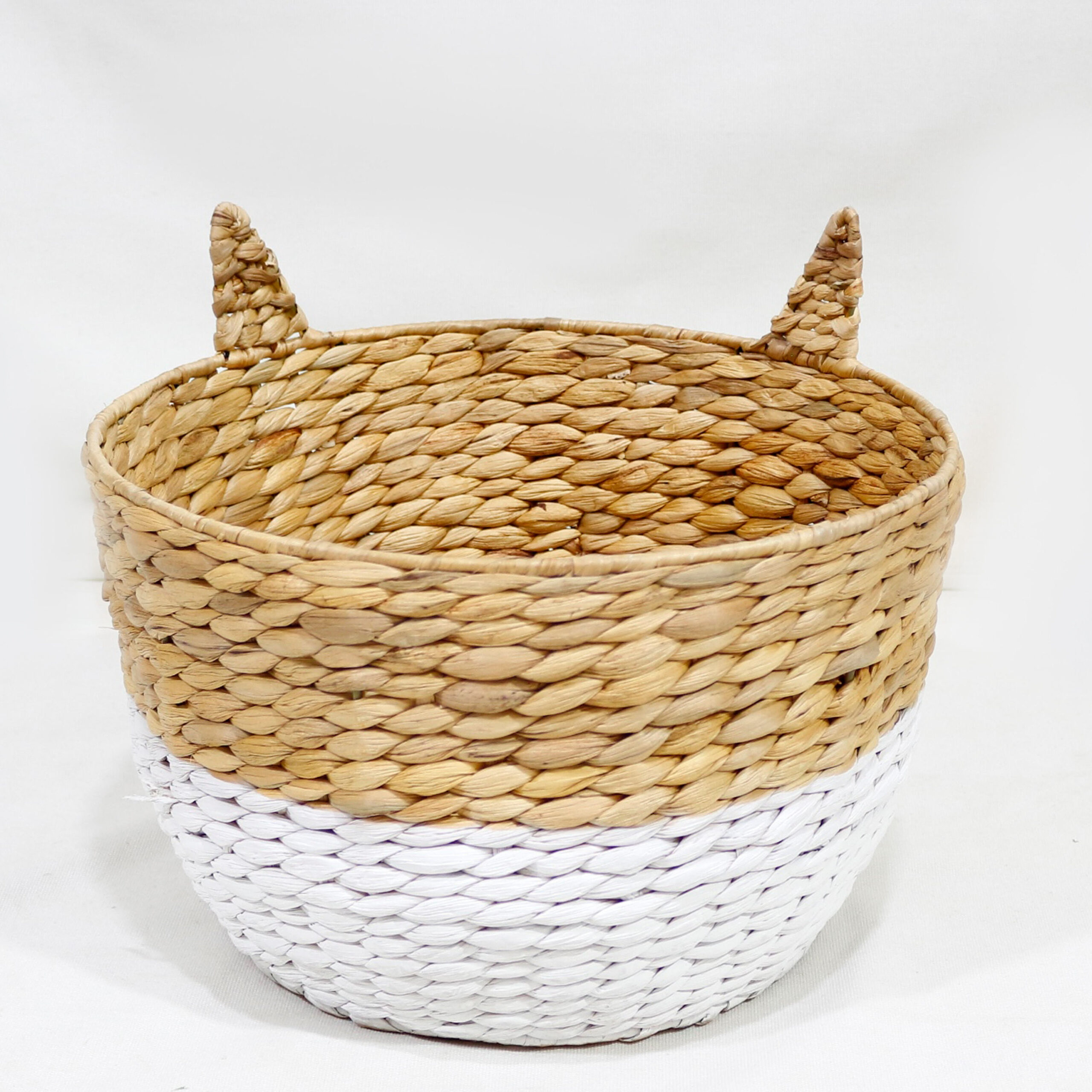 Handwoven Fox Face Basket – Cute Animal Storage for Kids & Nursery Decor - Image 5